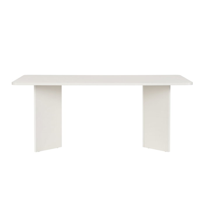 Hanah Home Linza Mesa de Comedor Blanco Madera Hanah Home Linza Mesa de Comedor Blanco Madera